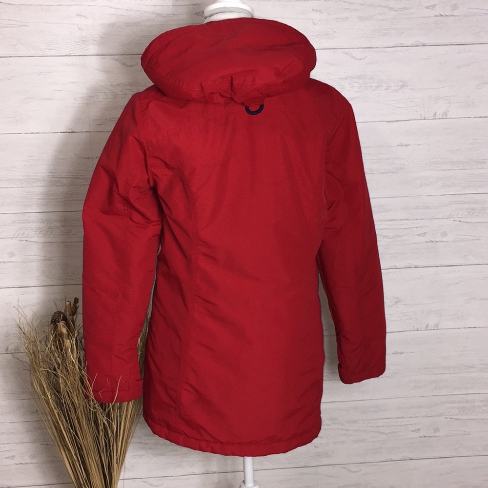 Lands End Red Insulated Squall Parka - S - Picture 2 of 7
